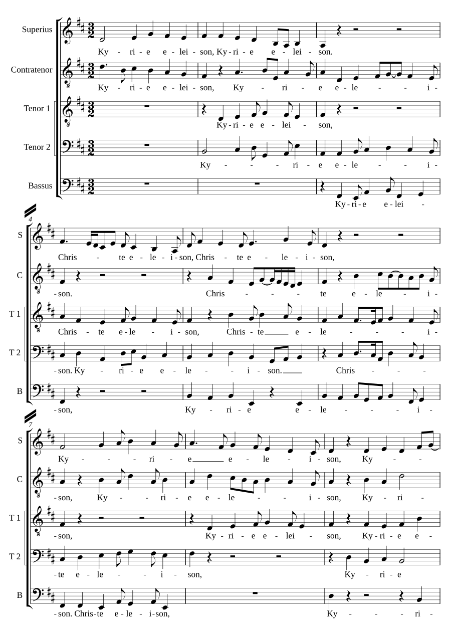 Missa Sine nomine a 5