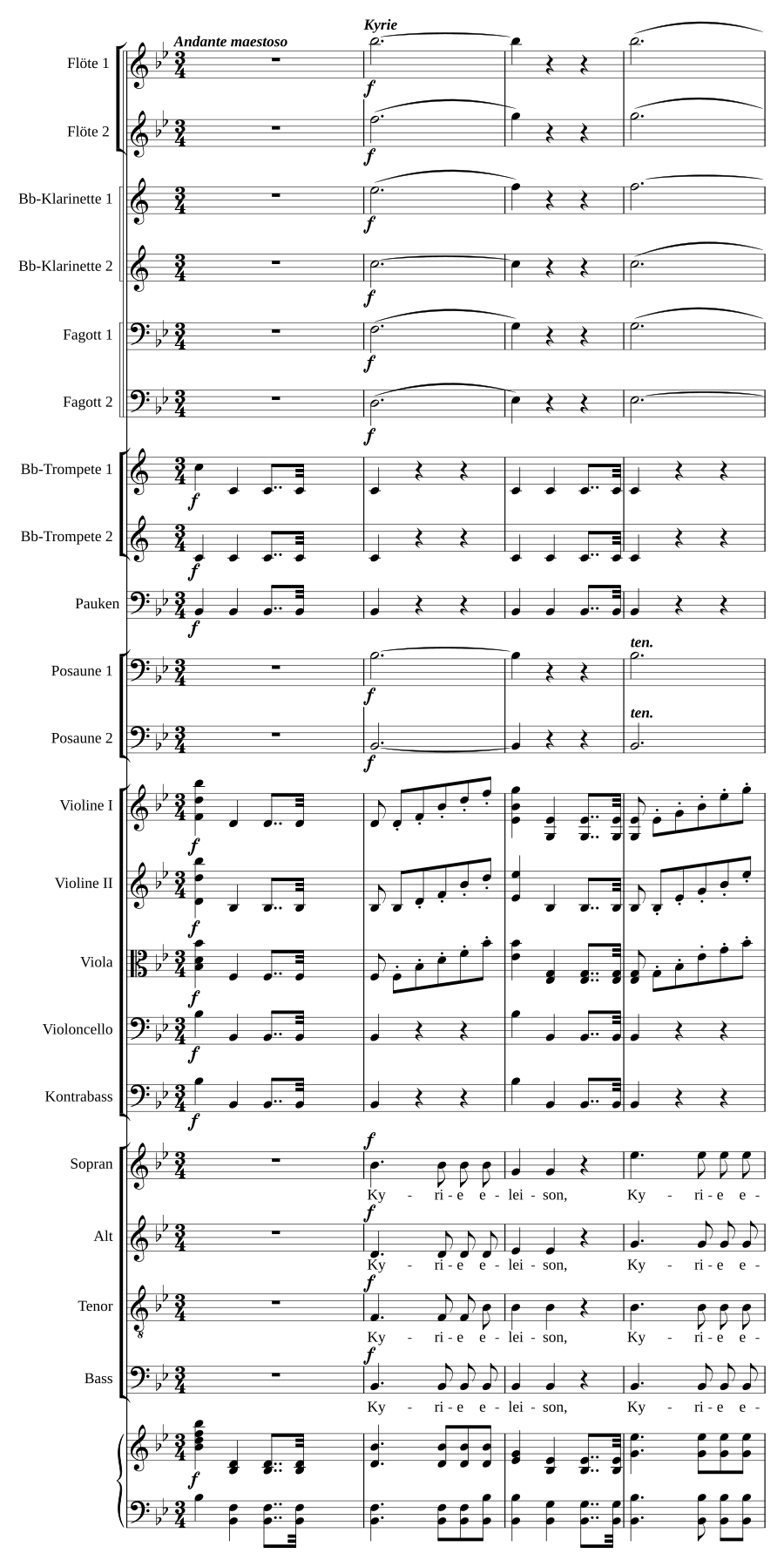 Missa Solemnis in B