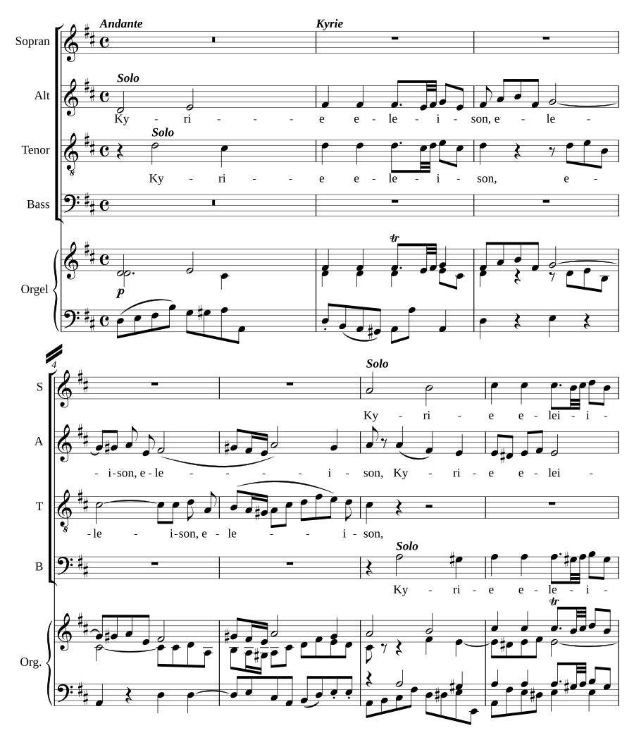 Missa Solemnis in D