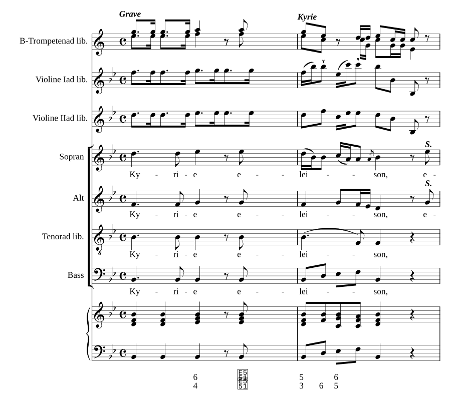 Missa brevis 1 in B