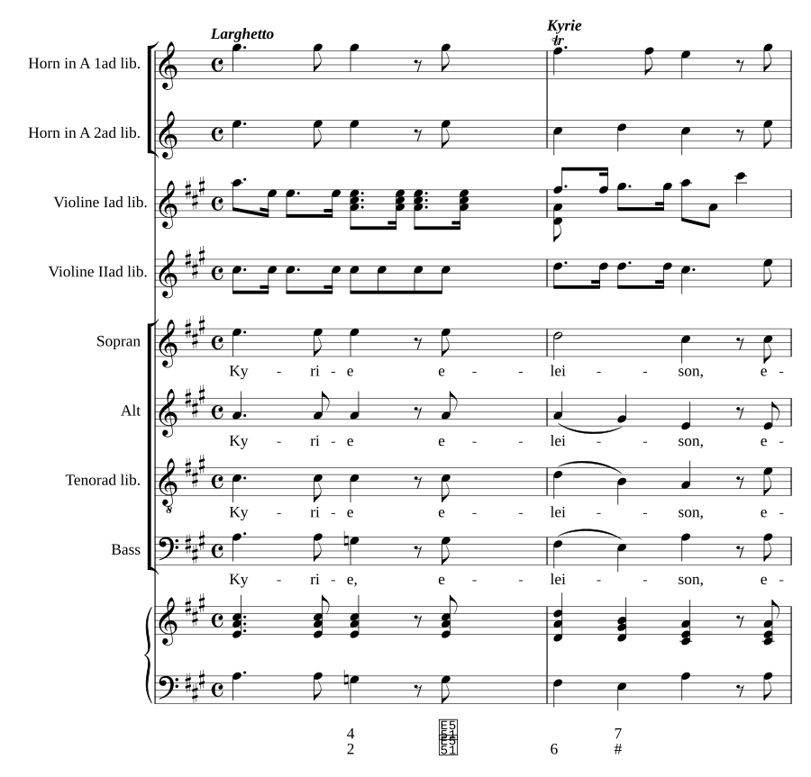 Missa brevis 3 in A