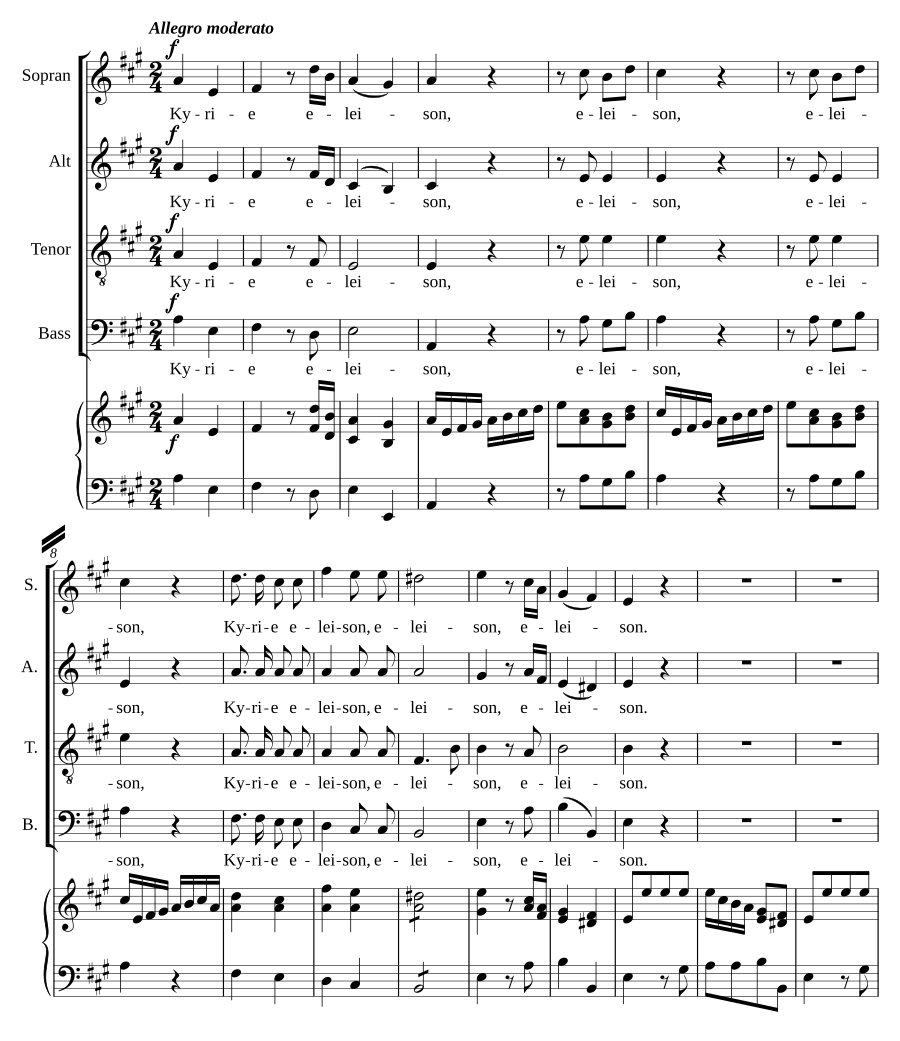 Missa brevis in A