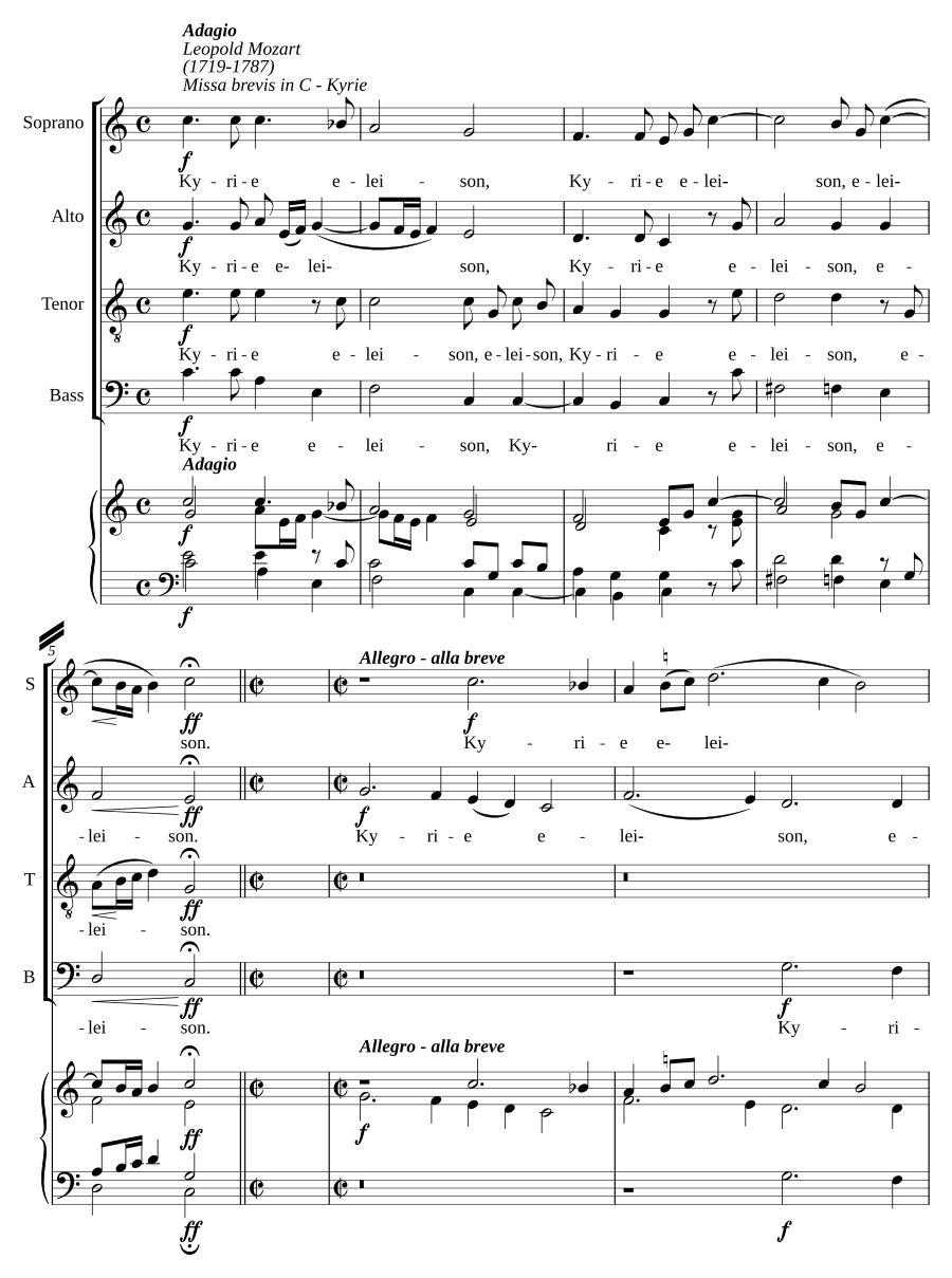 Missa brevis in C