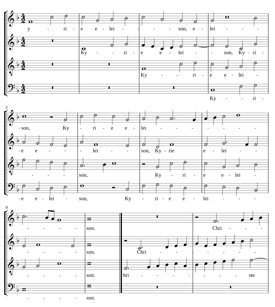 Missa brevis in F