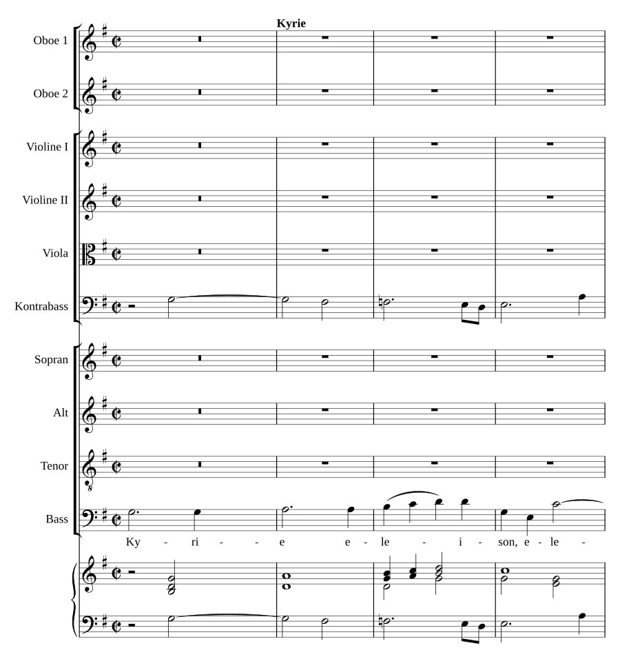 Missa brevis in G, BWV 236