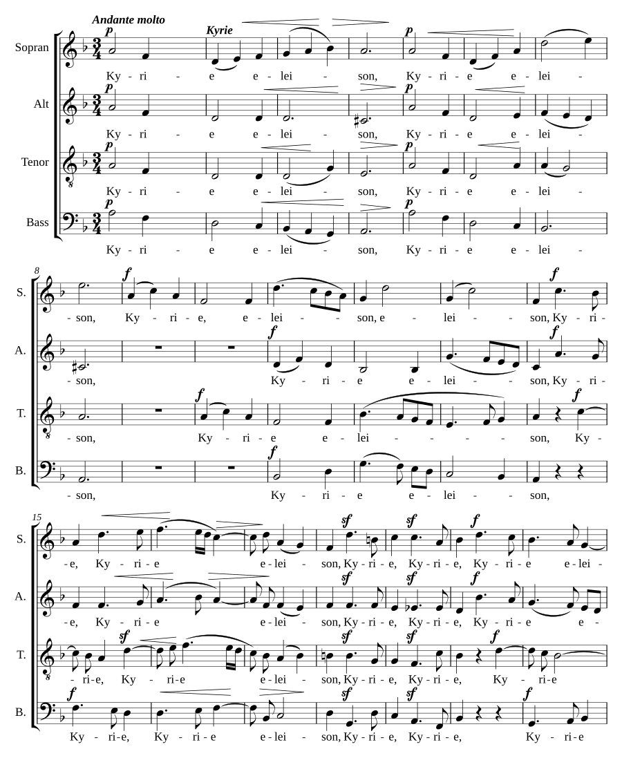 Missa brevis op. 83