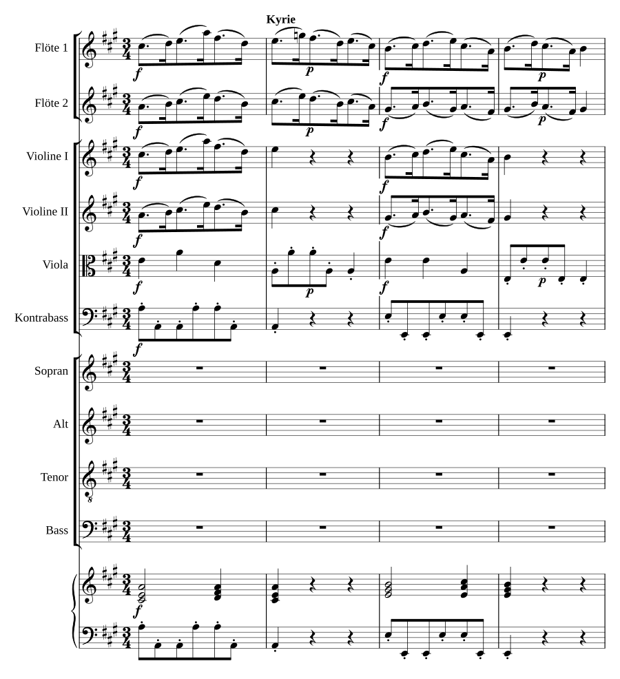 Missa in A, BWV 234