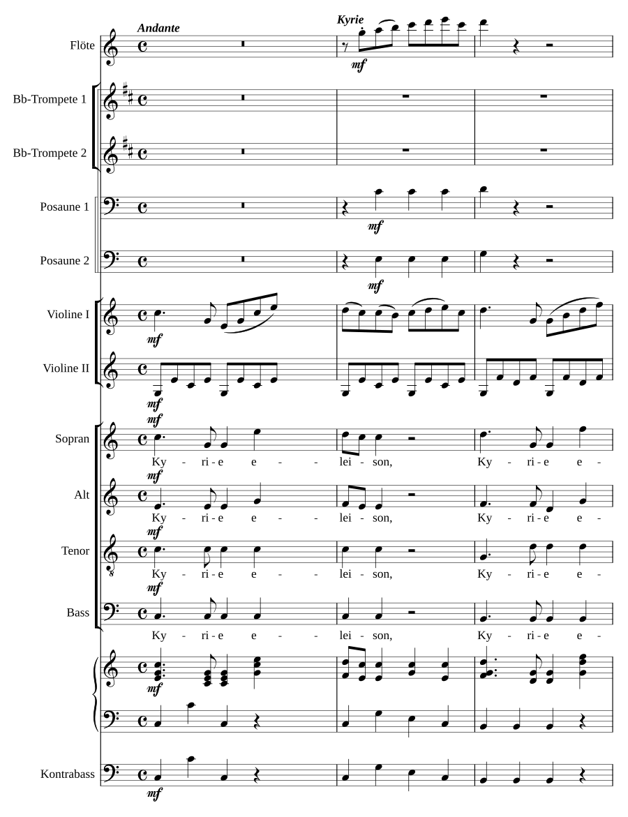Missa in C Nr. 2