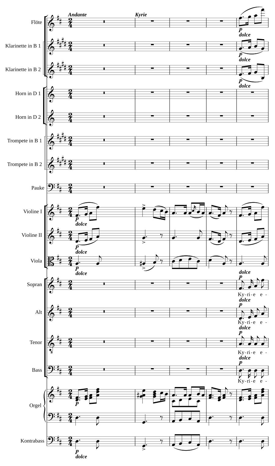 Missa in D Major