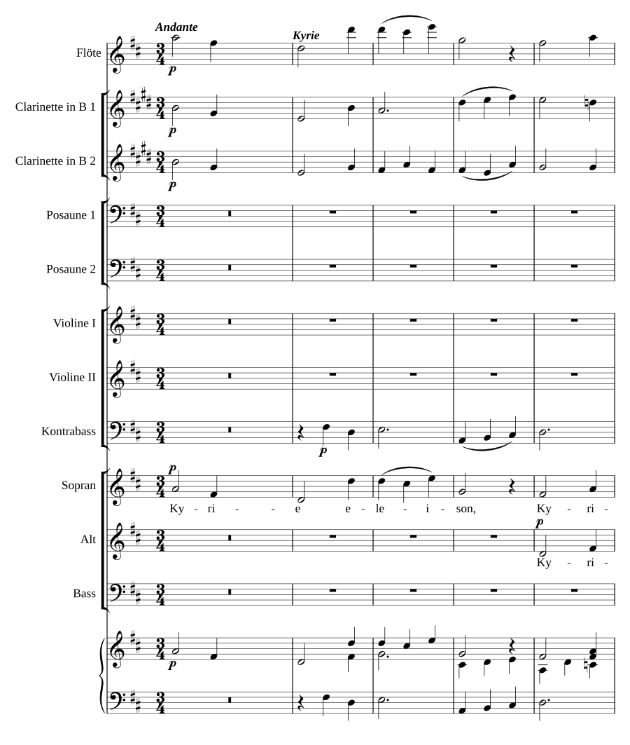 Missa in D Op. 96
