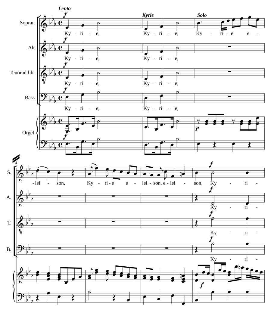 Missa in Eb Major, Op. 10/4