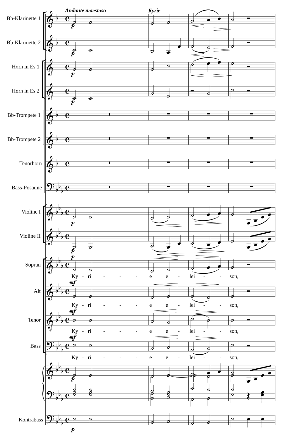 Missa in Es from "Sursum Corda"