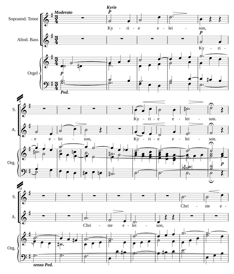 Missa in G, Op. 43