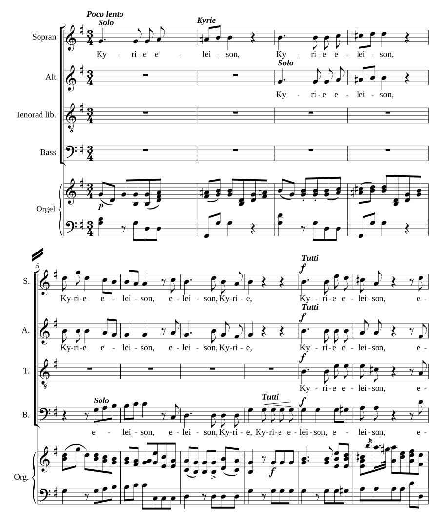 Missa in G Major, Op. 10/2