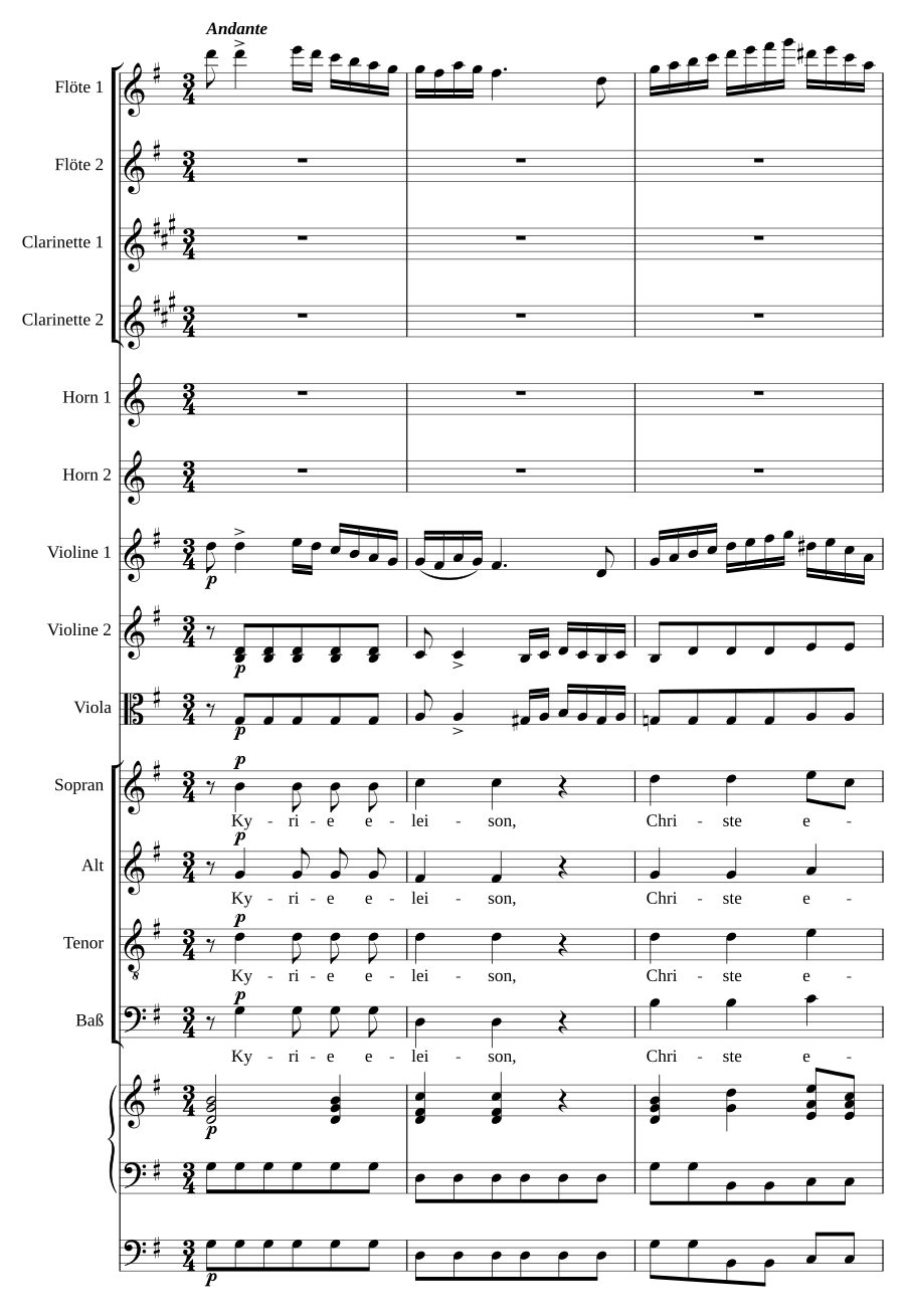 Missa op. 1 Nr 1