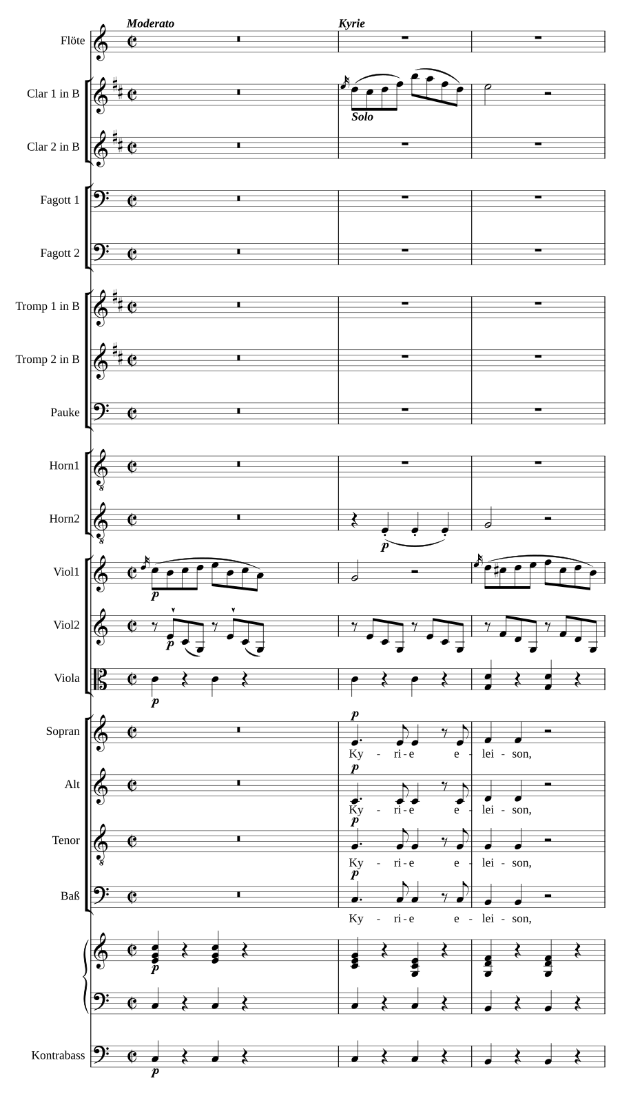 Missa solemnis in C