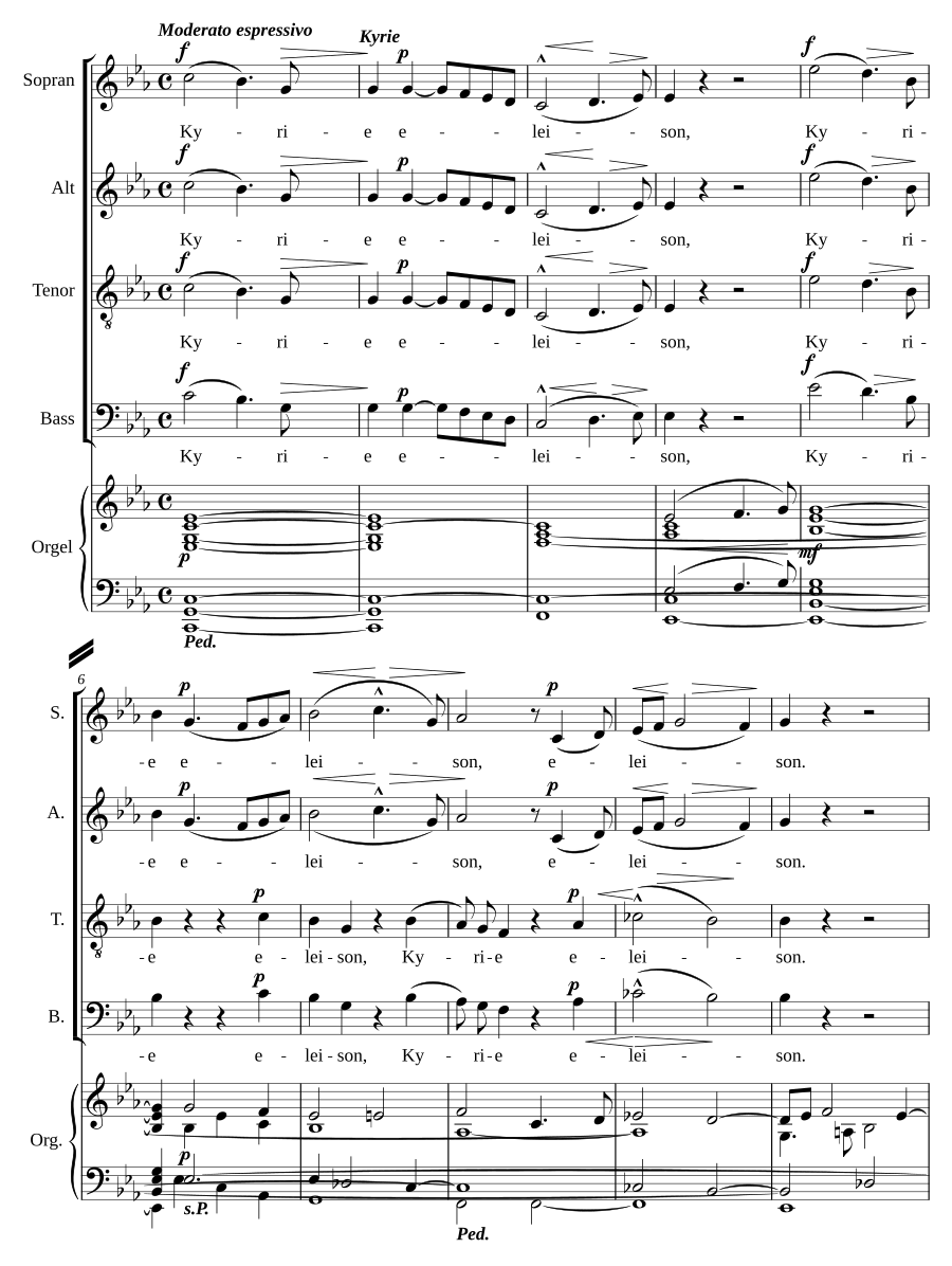 Missa solemnis in c