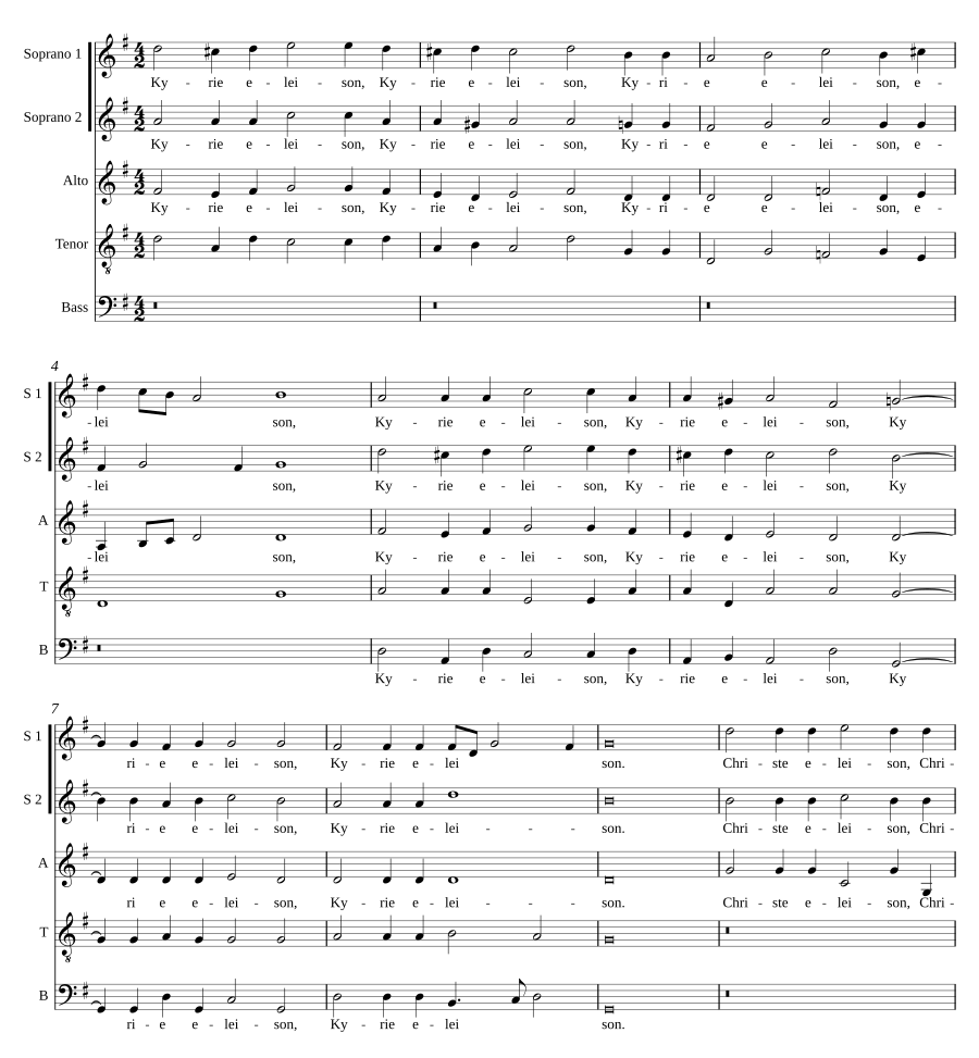 Missa super Ecce quam bonum