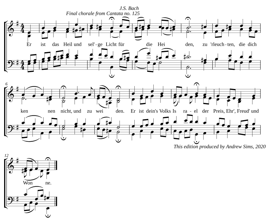 Mit Fried und Freud ich fahr dahin, BWV 125
