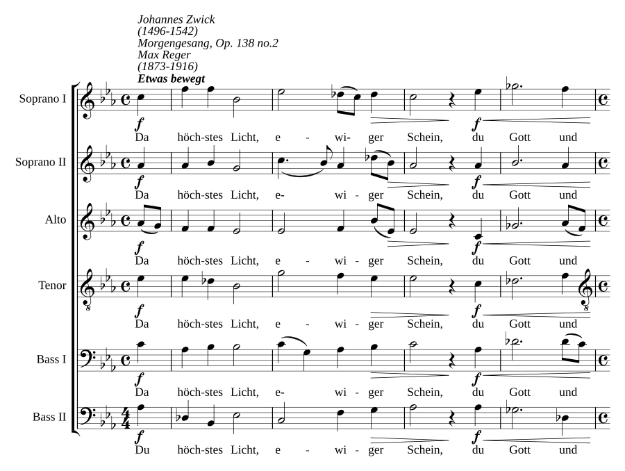 Morgengesang, Op. 138, No. 2