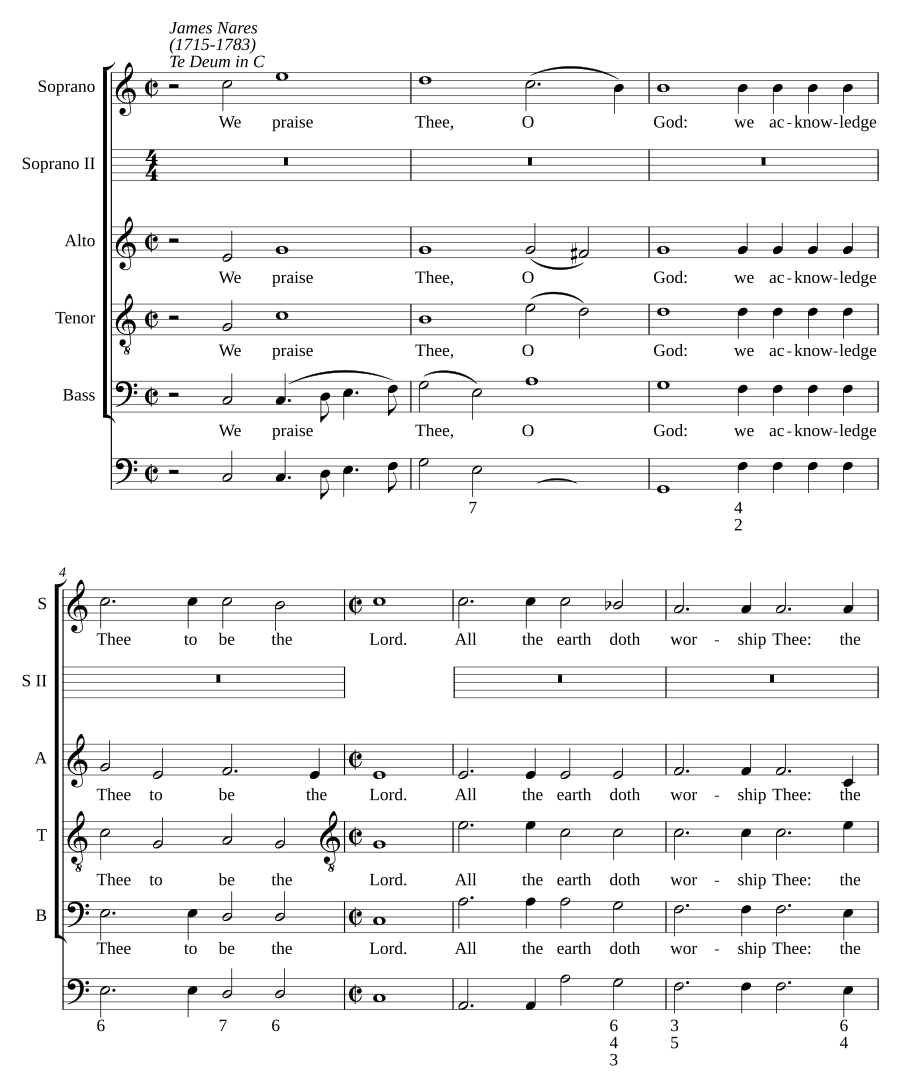 Morning canticles in C
