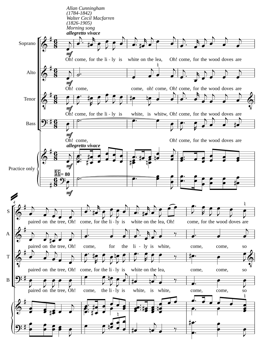 Morning song