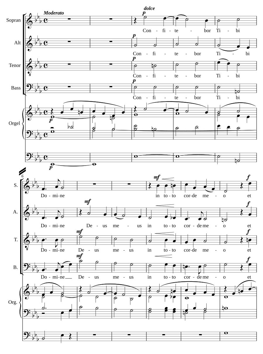 Motetten aus Carmina Sacra 3