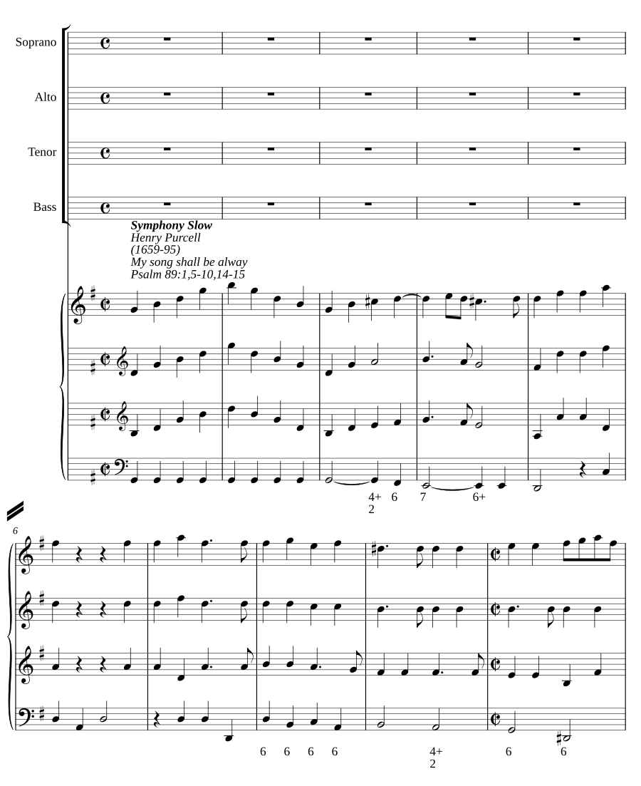 My song shall be alway, Z 31