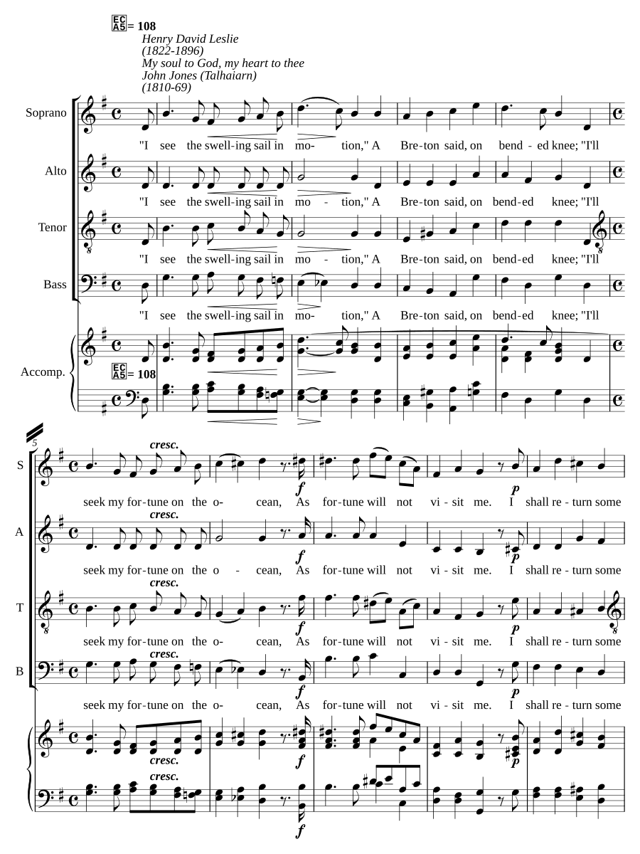 My soul to God, my heart to thee