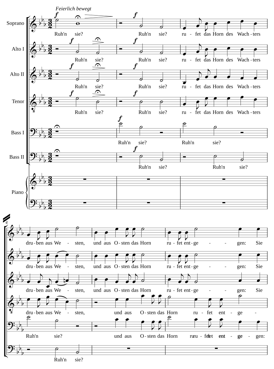 Nachtwache II, Op. 104, No. 2