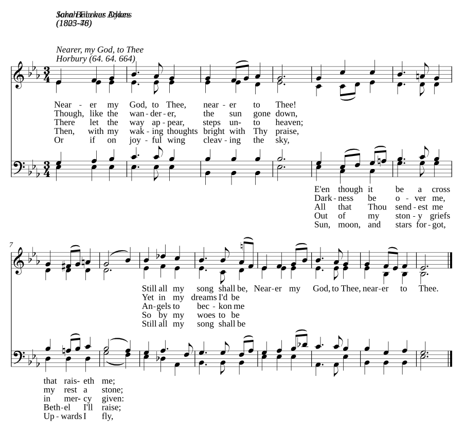 Nearer, my God, to thee