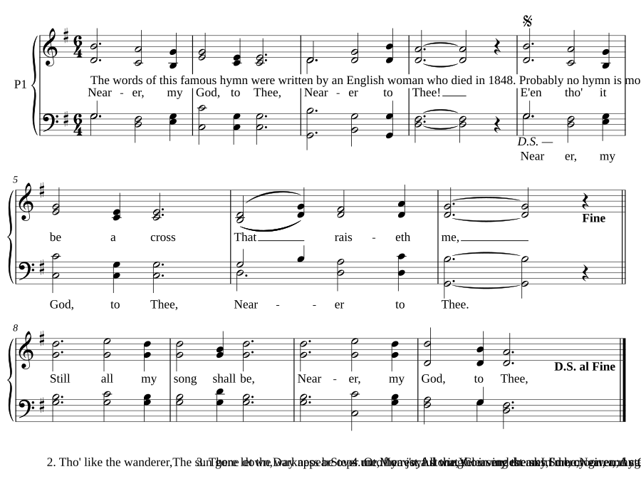Nearer, my God, to thee