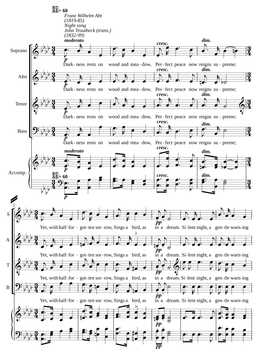 Night song