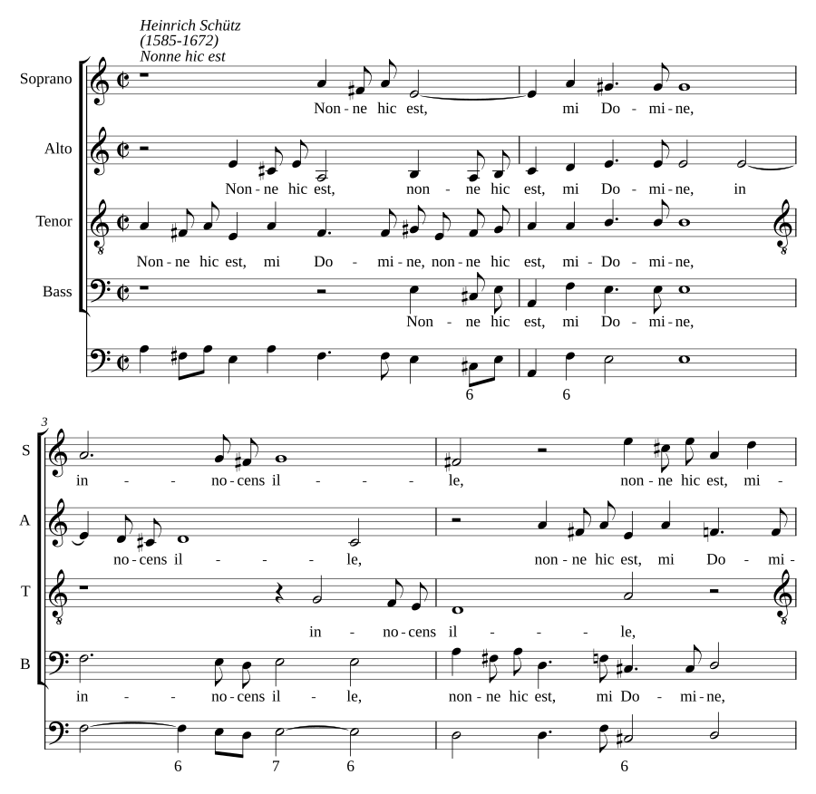 Nonne hic est, mi Domine, innocens ille, SWV 74