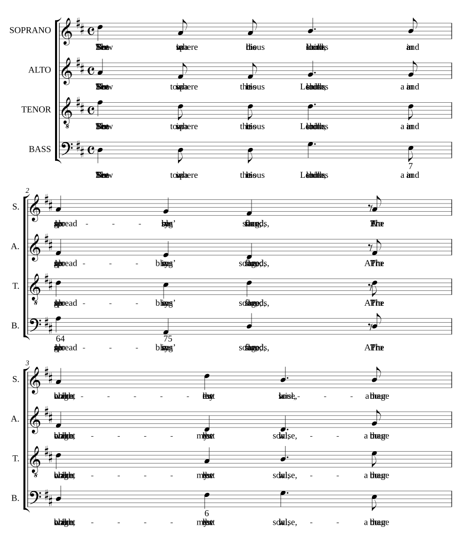 Now to the Lord a noble song (Mersham)