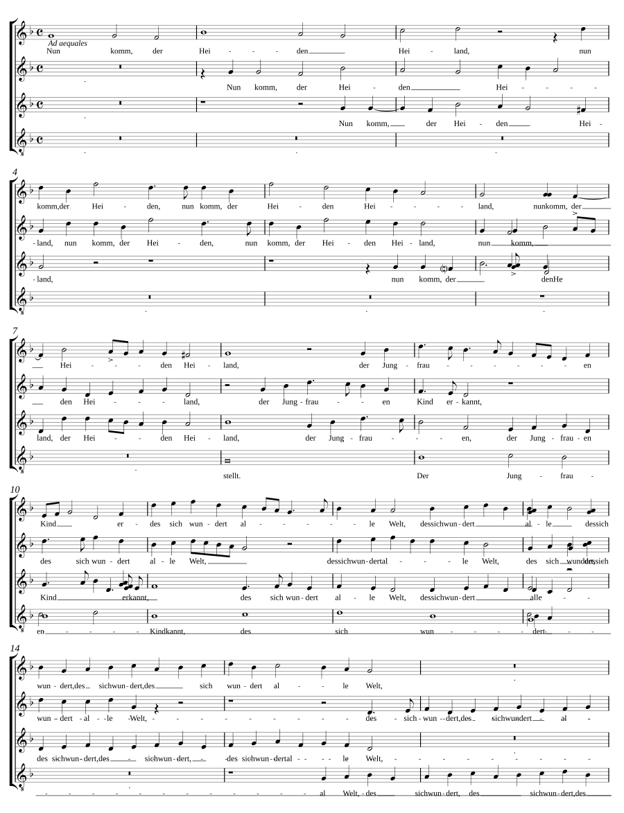 Nun komm, der Heiden Heiland III