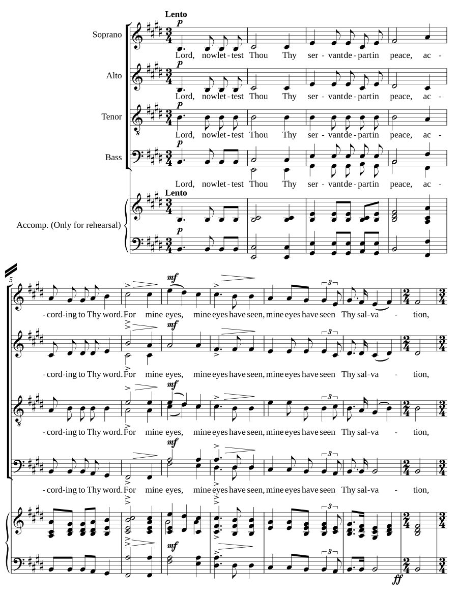 Nunc dimittis