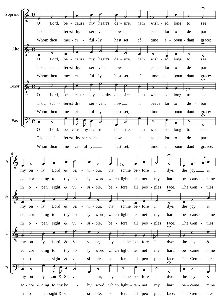 Nunc dimittis
