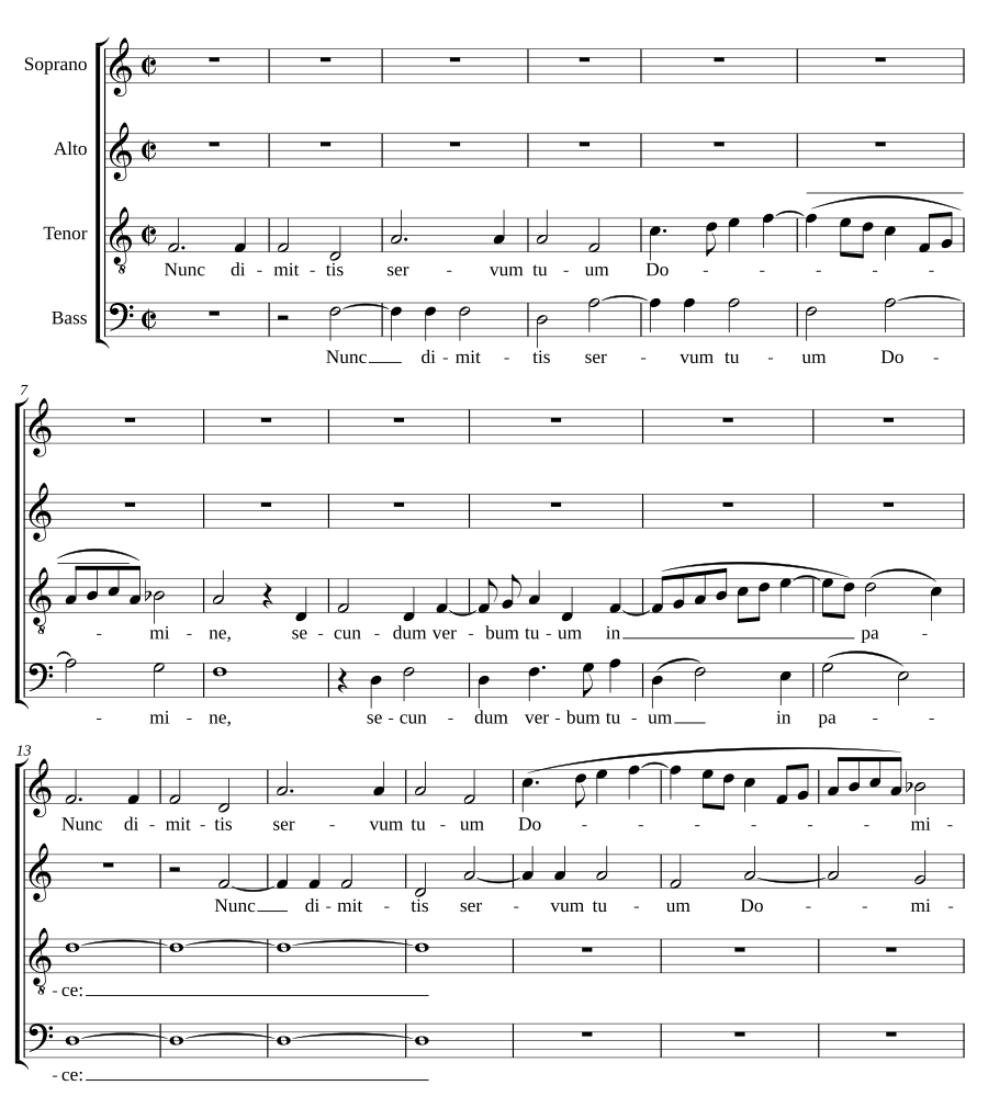 Nunc dimittis