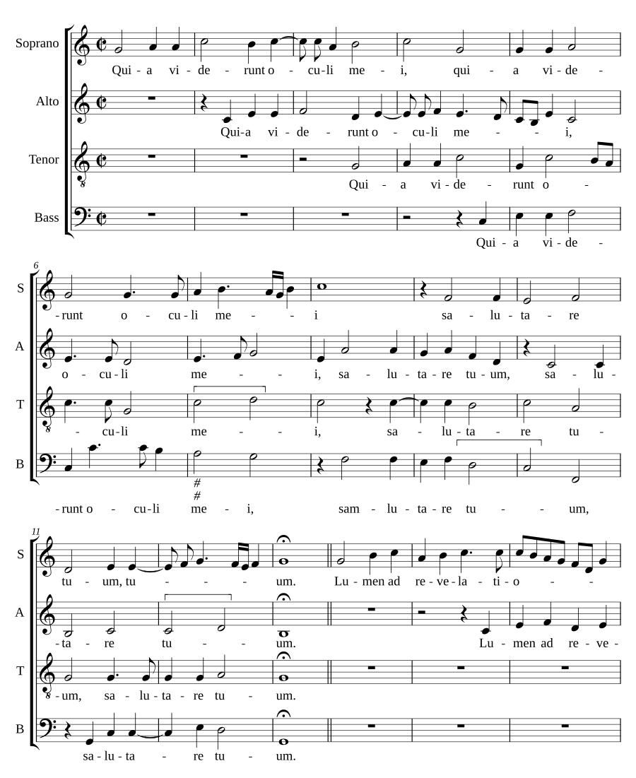 Nunc dimittis (tone 8)