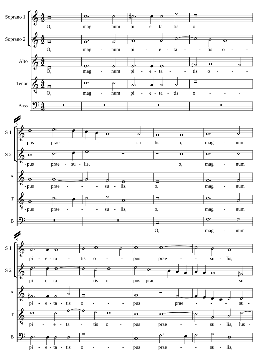 O, magnum pietatis opus praesulis