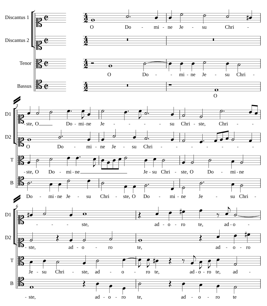 O Domine Jesu Christe