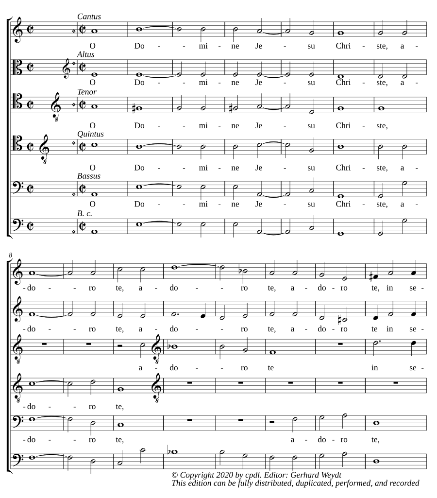 O Domine Jesu Christe