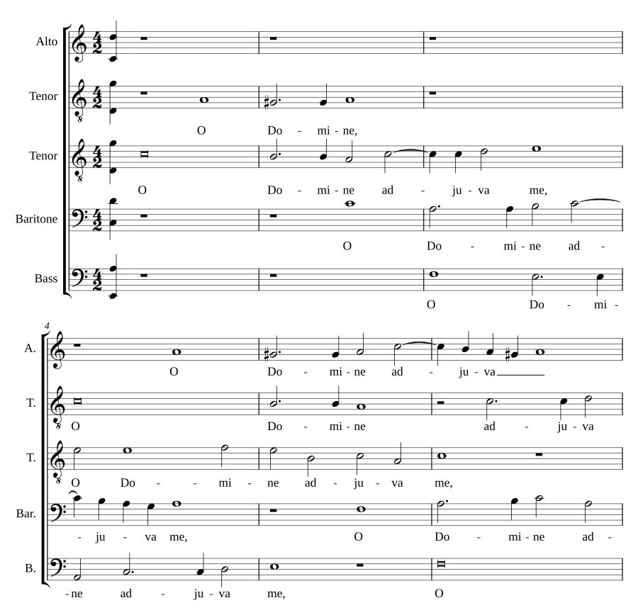 O Domine adjuva me