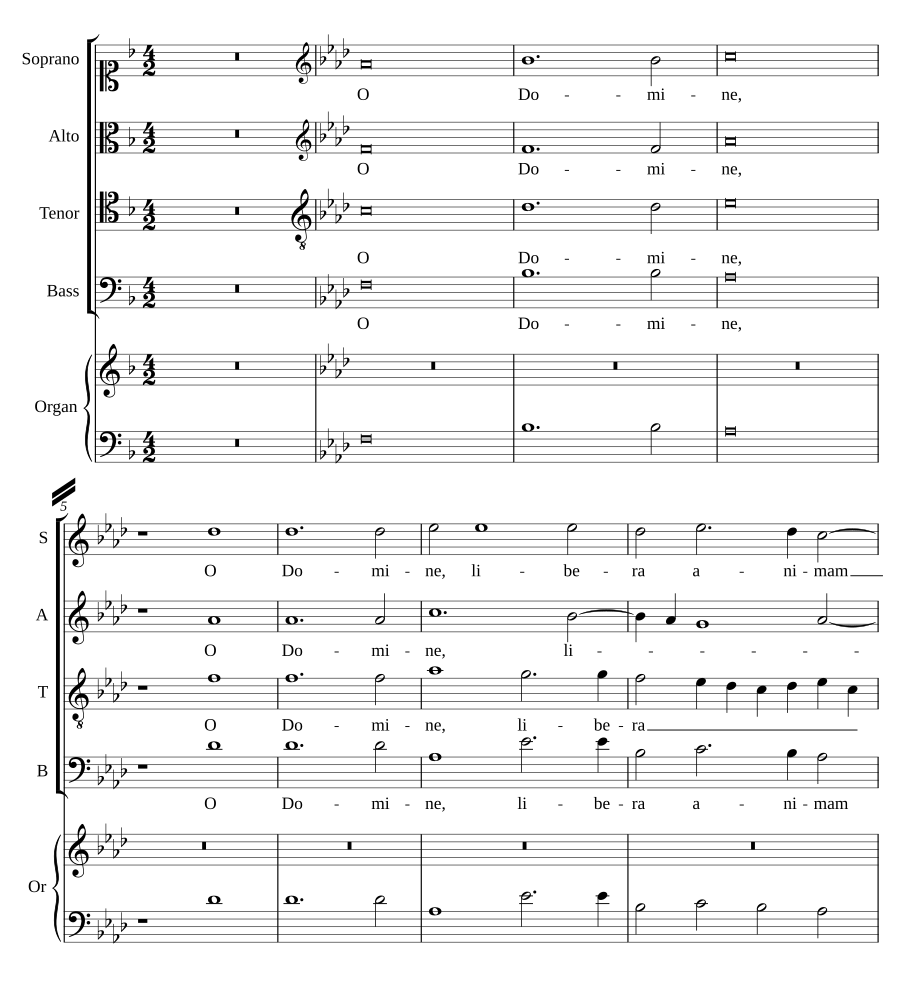 O Domine libera animam meam (secunda pars)