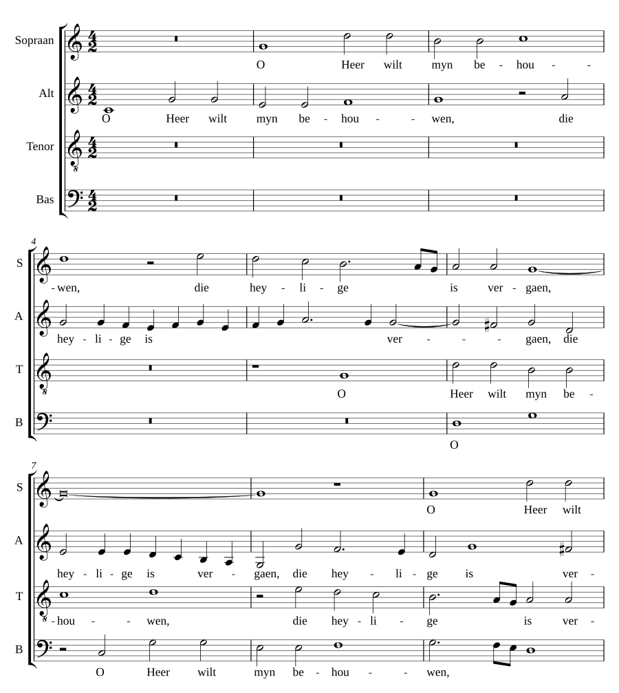 O Heer wilt myn behouwen