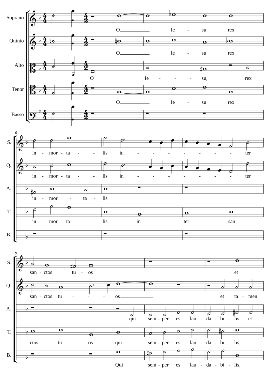 O Iesu Rex immortalis