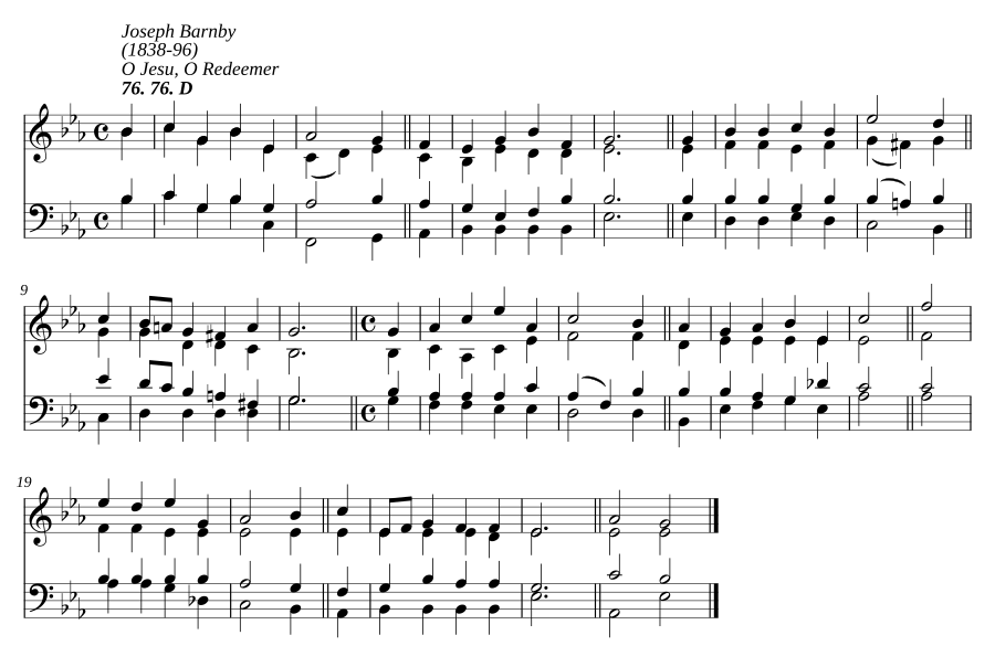 O Jesu, O Redeemer