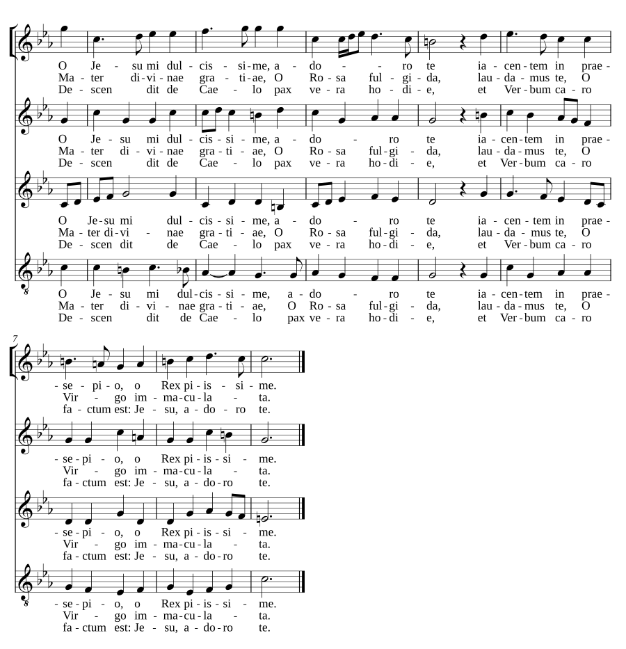 O Jesu mi dulcissime