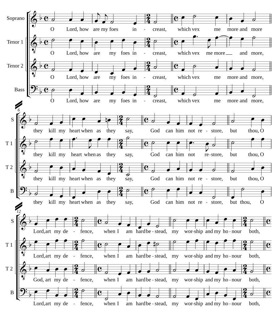 O Lord, how are my foes increast
